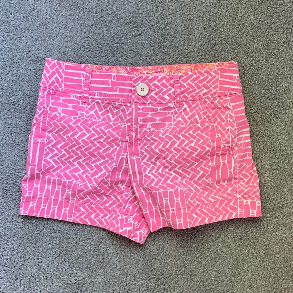 Pink and White Lilly Pulitzer Shorts